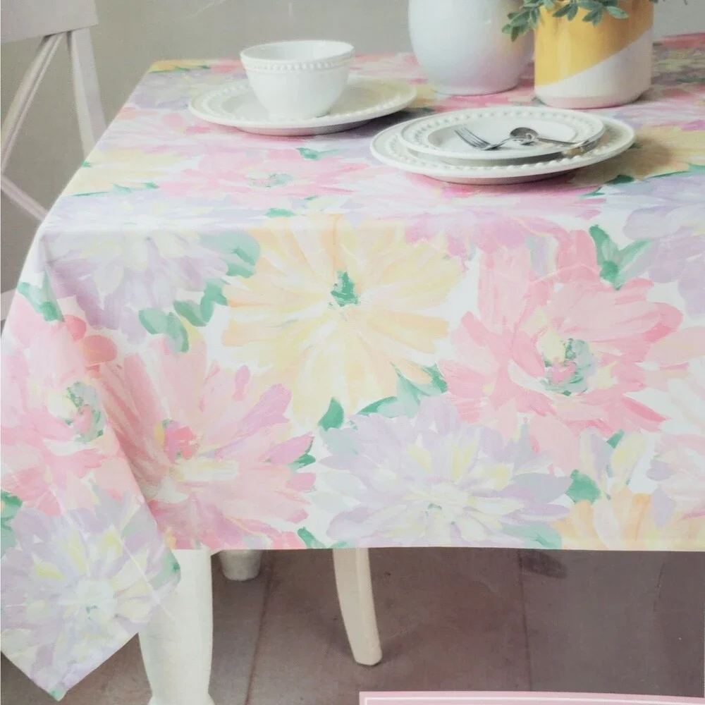 Printed Fabric Tablecloth 60